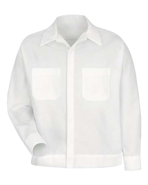 Red Kap Men's Button-Front Shirt Jacket