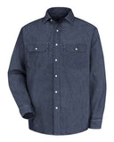 Red Kap Men's Deluxe Denim Long Sleeve Shirt