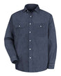 Red Kap Men's Deluxe Denim Long Sleeve Shirt