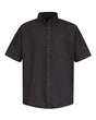Red Kap Men's Poplin Short Sleeve Dress Shirt