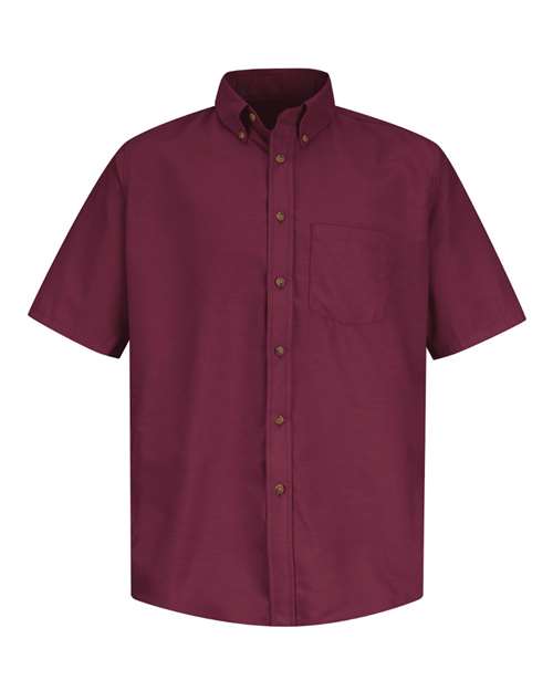 Red Kap Men's Poplin Short Sleeve Dress Shirt