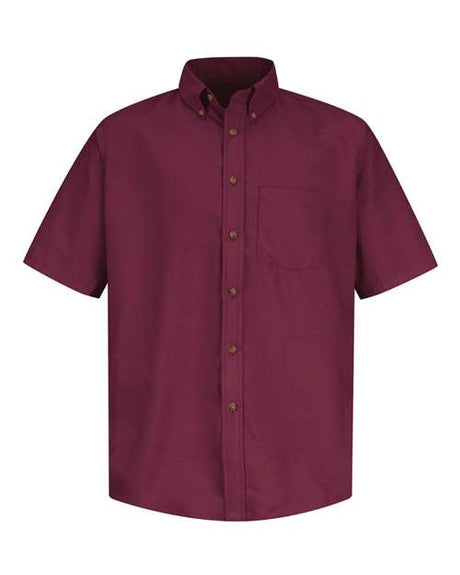 Red Kap Men's Poplin Short Sleeve Dress Shirt