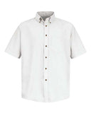 Red Kap Men's Poplin Short Sleeve Dress Shirt