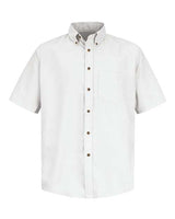 Red Kap Men's Poplin Short Sleeve Dress Shirt