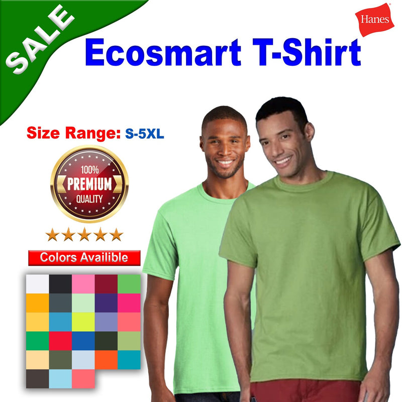 Hanes EcoSmart comfortable cotton crewneck short sleeve T-shirt