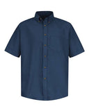 Red Kap Men's Poplin Short Sleeve Dress Shirt