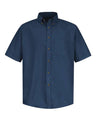 Red Kap Men's Poplin Short Sleeve Dress Shirt