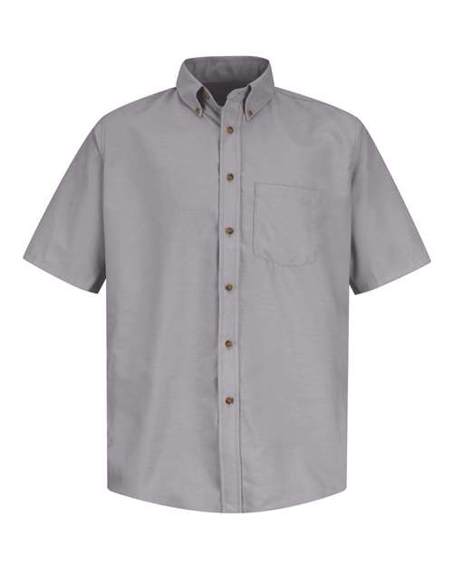 Red Kap Men's Poplin Short Sleeve Dress Shirt
