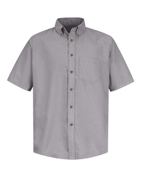 Red Kap Men's Poplin Short Sleeve Dress Shirt
