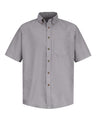 Red Kap Men's Poplin Short Sleeve Dress Shirt