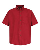 Red Kap Men's Poplin Short Sleeve Dress Shirt