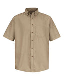 Red Kap Men's Poplin Short Sleeve Dress Shirt