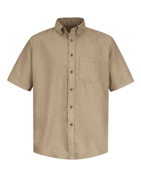 Red Kap Men's Poplin Short Sleeve Dress Shirt
