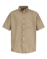 Red Kap Men's Poplin Short Sleeve Dress Shirt