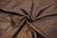 Bark Leaf Polyester Taffeta Fabric - Zig Zag Texture, 58/60" Width, Chocolate, Bronze Olive, Mint Green (Brownish Hue) (1 Yard)