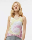 Colortone® Tie Dye Ladies Racerback Tank Top - 3400