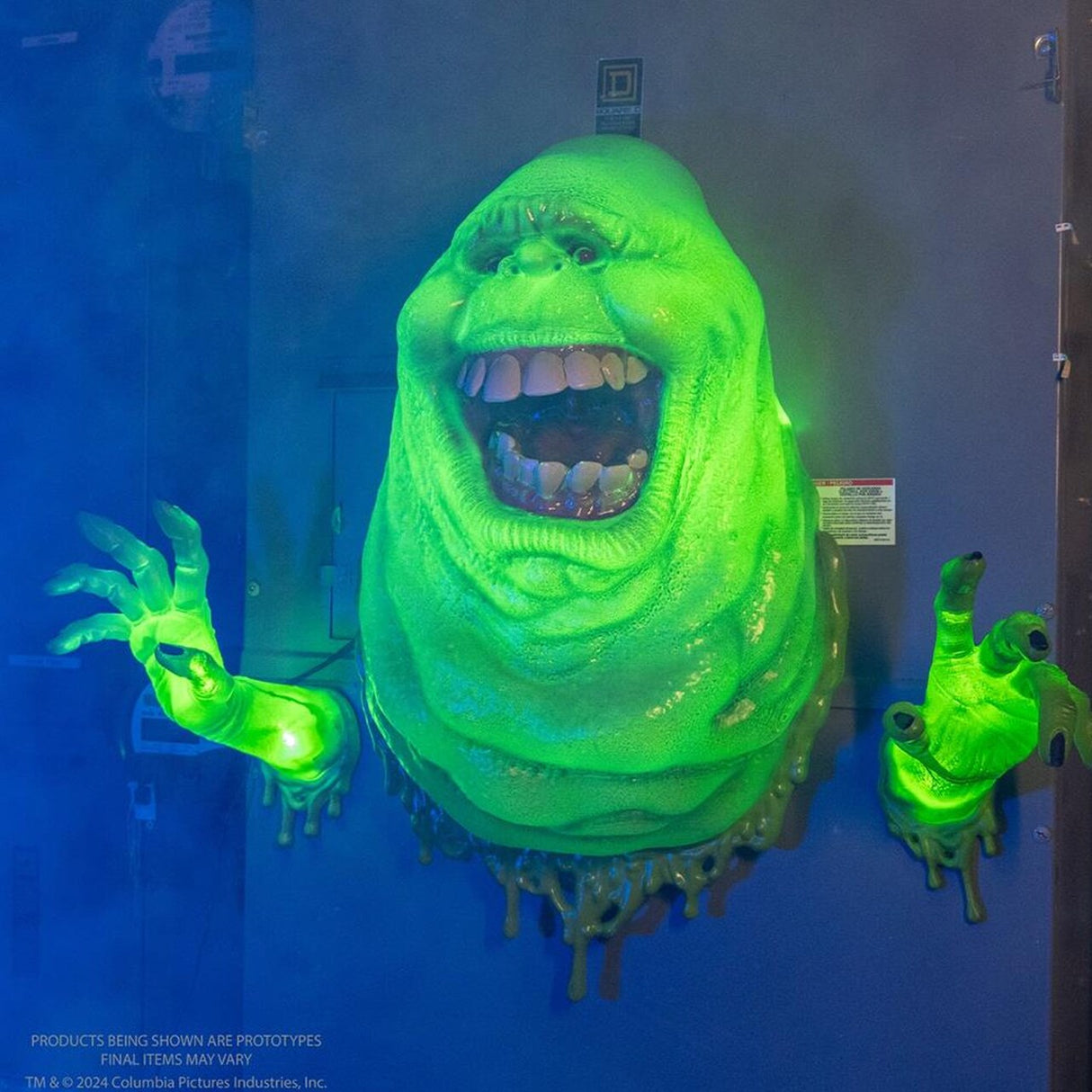 Ghostbusters Slimer Wallbreaker Light Up Hanging Wall Prop