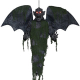Hanging Gargoyle Prop Halloween Decoration With Led Eyes 40 Inch