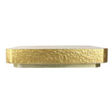 Bez Innovations Gold Floral Leaf Square Styrofoam Cake Stand, 18"