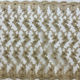 Beaded 3D Floral Lace Fabric 52" Wide