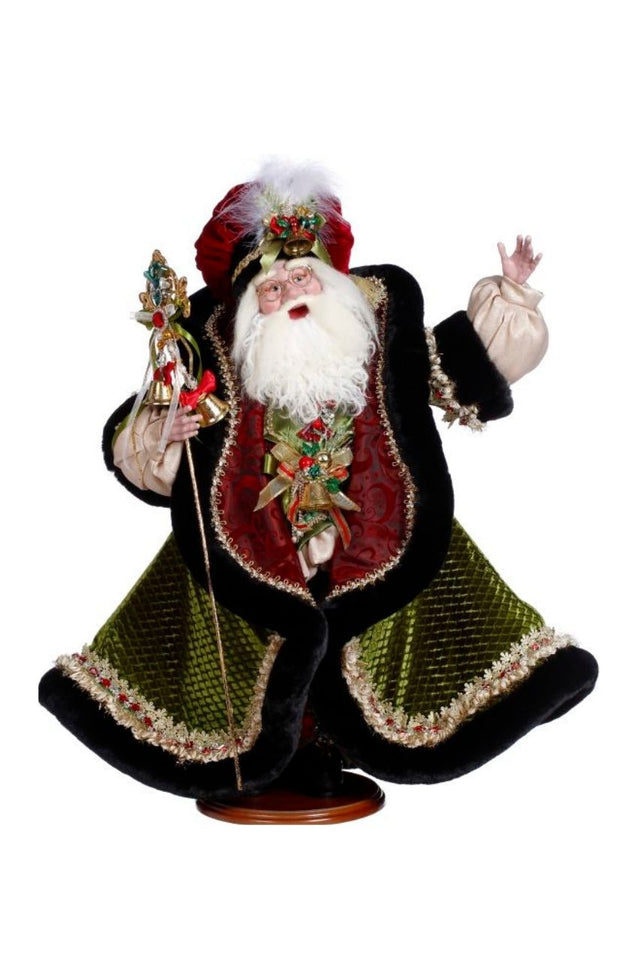 24" Bell Ringer Santa - Mark Roberts