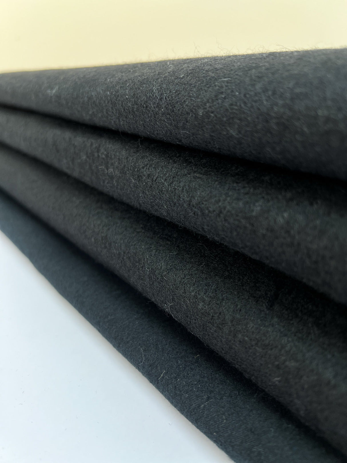 Black Wool Twill Casualwear Fabric