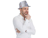 Silver Hat with Flashing Lights