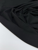 Cotton Stretch Knit Fabric Black