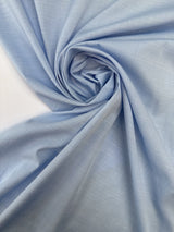 Cotton Striped Shirt Fabric Blue