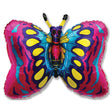 Butterfly Fuchsia Foil Balloon