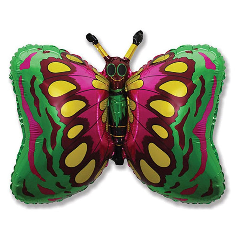 Butterfly Green Foil Balloon 35 Inch