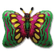 Butterfly Green Foil Balloon 35 Inch