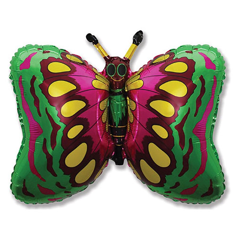 Butterfly Green Foil Balloon 35 Inch