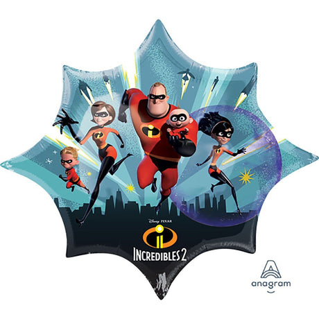 Incredibles 2 Foil Balloon 35 Inch