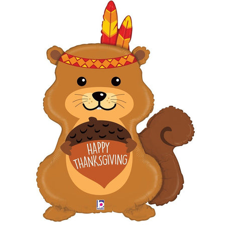 Foil Balloon Indian Squirrel 35 Inch