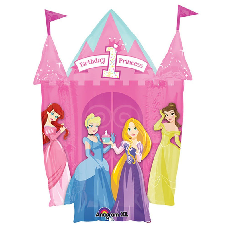 Foil Balloon Disney Princesses 1st Birthday