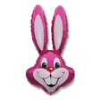 Rabbit Fuchsia Foil Balloon