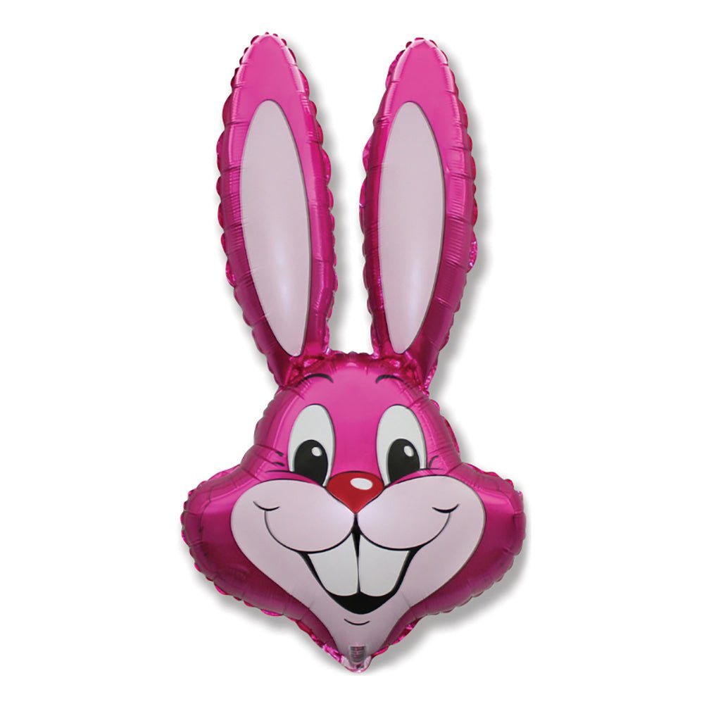 Rabbit Fuchsia Foil Balloon