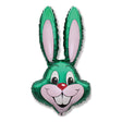 Rabbit Green Foil Balloon