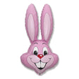 Rabbit Pink Foil Balloon