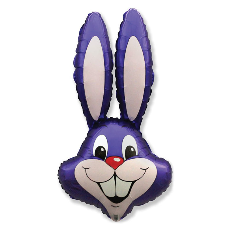 Rabbit Foil Balloon Purple 35 Inch