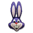 Rabbit Foil Balloon Purple 35 Inch