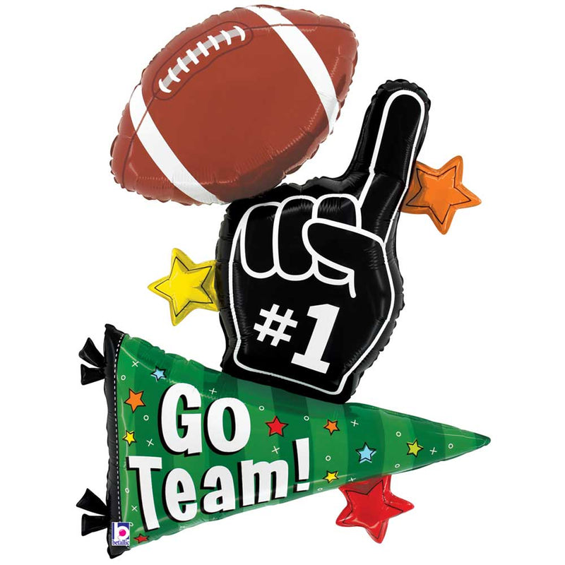 Foil Balloon Tailgate Trio 35 Inch