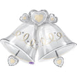 Wedding Bells Foil Balloon 35 Inch