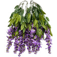 Artificial Wisteria Hanging Bush Lilac Purple