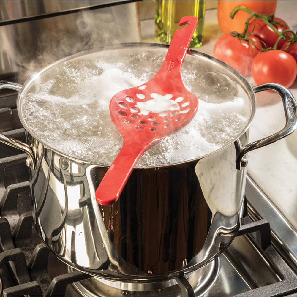 Hutzler White Boil Over Stopper & Oven Rack Pull