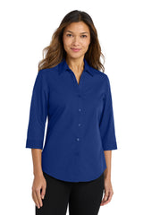 Port Authority® Carefree Poplin Shirt Womens Shirt