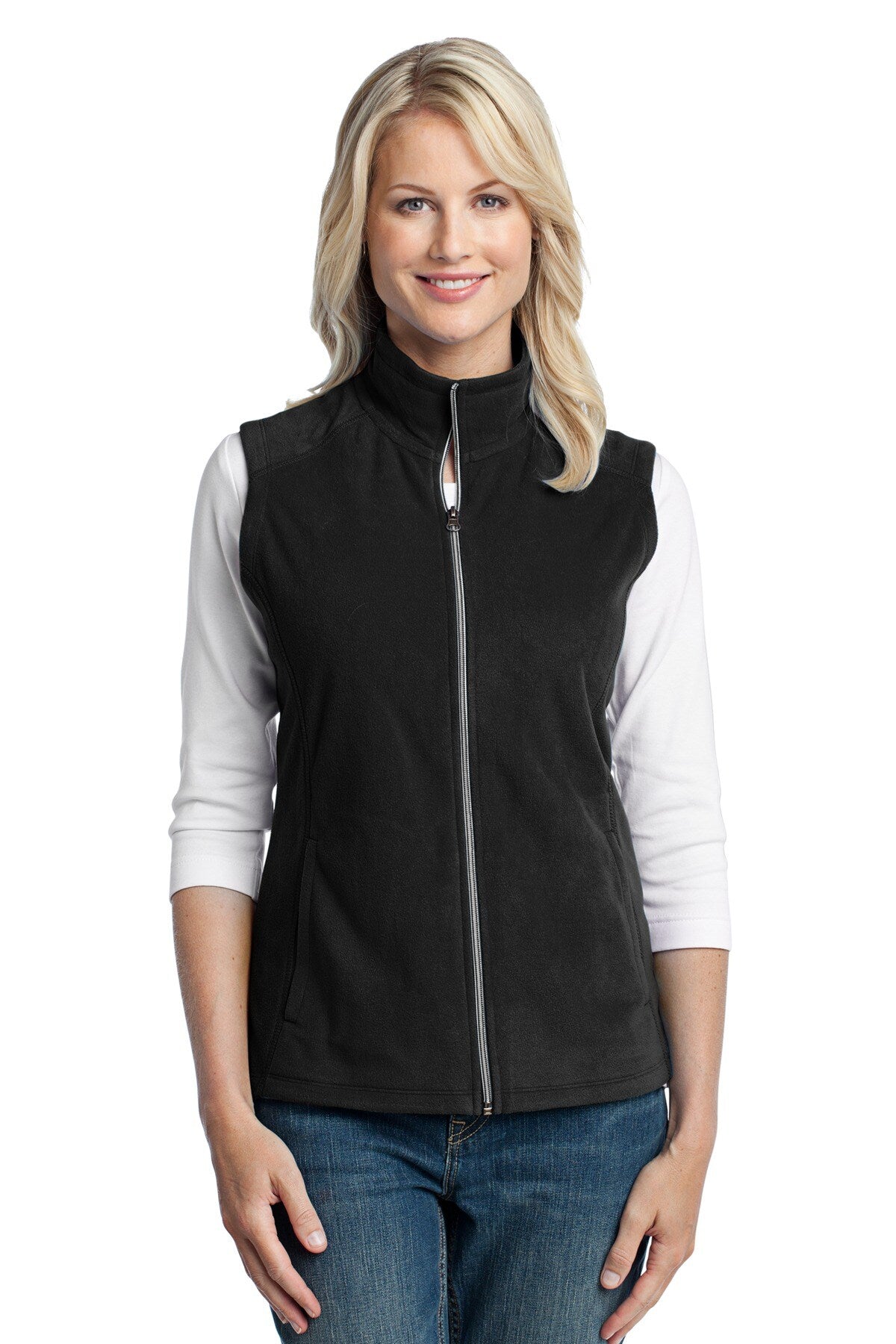 Port Authority® Women's Microfleece Vest Lightweight Cozy Layer for Cool Weather