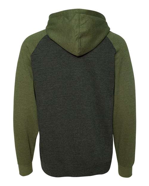 Raglan Hooded Sweatshirt