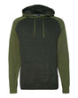 Independent Trading Co. Unisex Raglan Hooded Sweatshirt